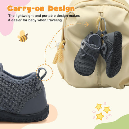 FEETCITY Baby Walking Shoes Barefoot Baby Shoes Infant Sneakers Newborn Crib Shoe Lightweight