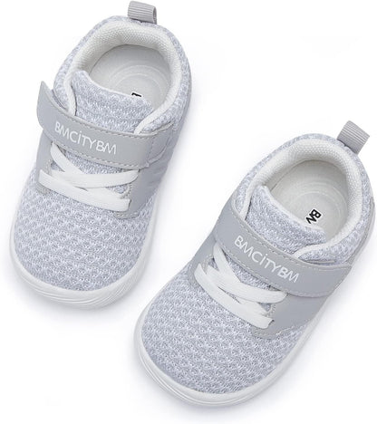 BMCiTYBM Baby Boy Girl Shoes Breathable Mesh Walking Shoes Lightweight Non-Slip Sneakers Infant