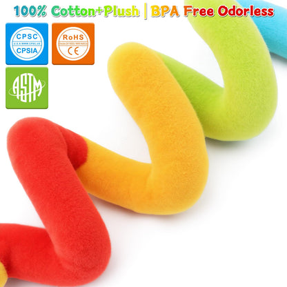 FPVERA Spiral Car Seat Toys for Babies 0-12 Months