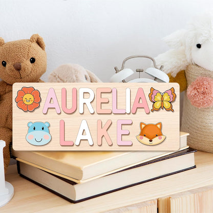 Personalized Name Puzzle for Kids Personalized Baby Gifts First Birthday for Girls & Boys Name