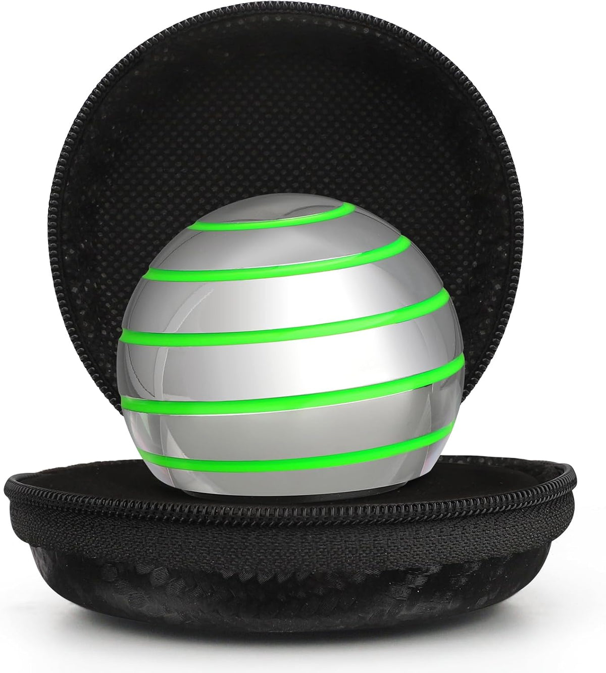 Kinetic Spinning Desk Toy Glow in The Dark for Kids Adults, Metal Full Body Optical Illusion Fidget