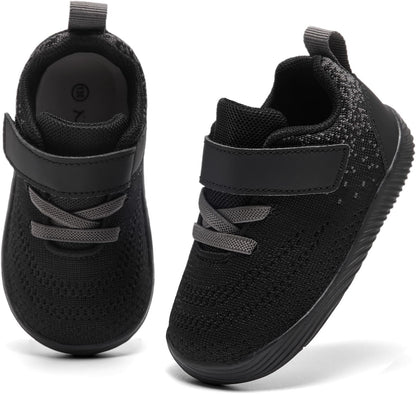 MORENDL Toddler Sneakers Baby Boys & Girls Barefoot Shoes Lightweight Breathable Walking Running