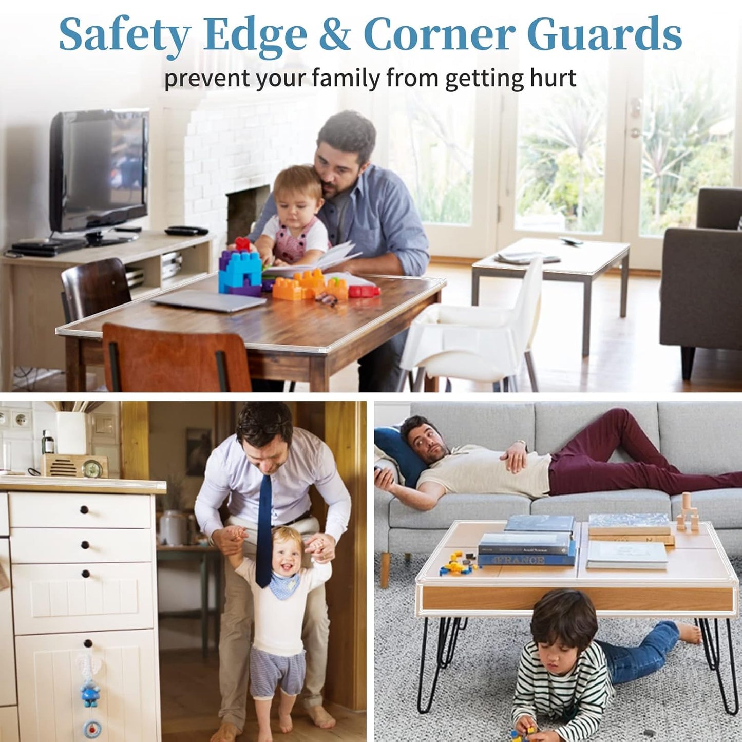 Edge Protector Baby Proofing Corner Protectors Clear Corner Guards Silicone Child Safety Edge