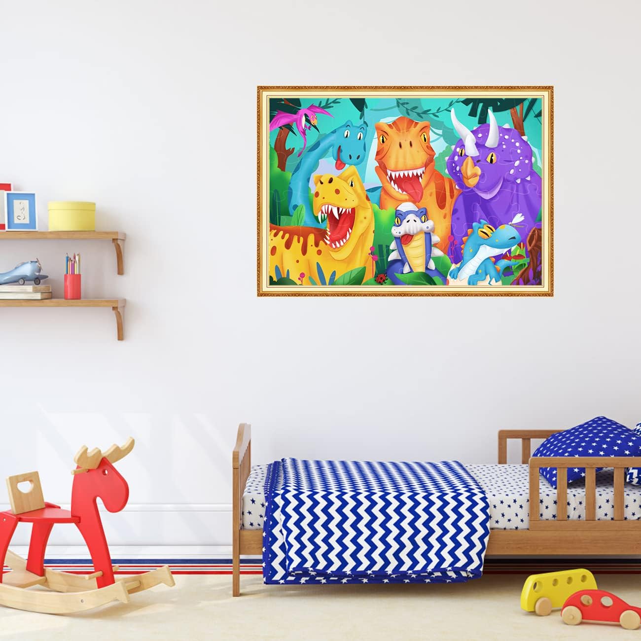 Jumbo Floor Puzzle for Kids Dinosaur Jigsaw Large Puzzles 48 Piece Ages 3-6 for Toddler Children