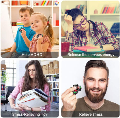 Fidget Spinners for Adults and Kids, Stress Anxiety ADHD Relief Figets Toy, Metal Finger Hand