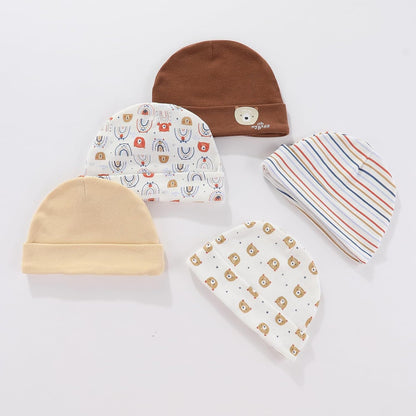 Baby Hats Mittens and Socks Set Cotton Newborn Hat Beanie Soft Infant Girls Boys Caps Gloves 0-6