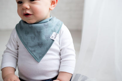 Copper Pearl 6 Pack Soft Cotton Baby Bibs for Drooling and Teething, Absorbent Drool Bibs for Baby