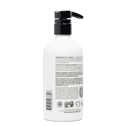Gabriel Cosmetics Clean Kids Naturally Wild Watermelon 3-in-1 Shampoo, Cleanser & Bubble Bath (16