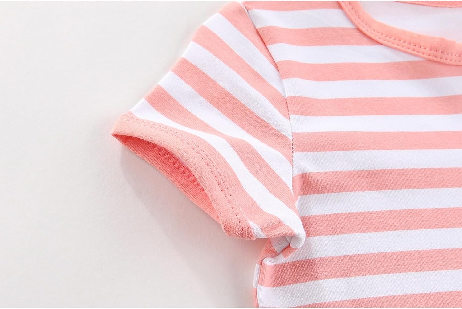 2 Pack Unisex Baby Short Sleeve Rompers 2 Way Zipper New Born One-Piece Jumpsuits 0-24Months Infant
