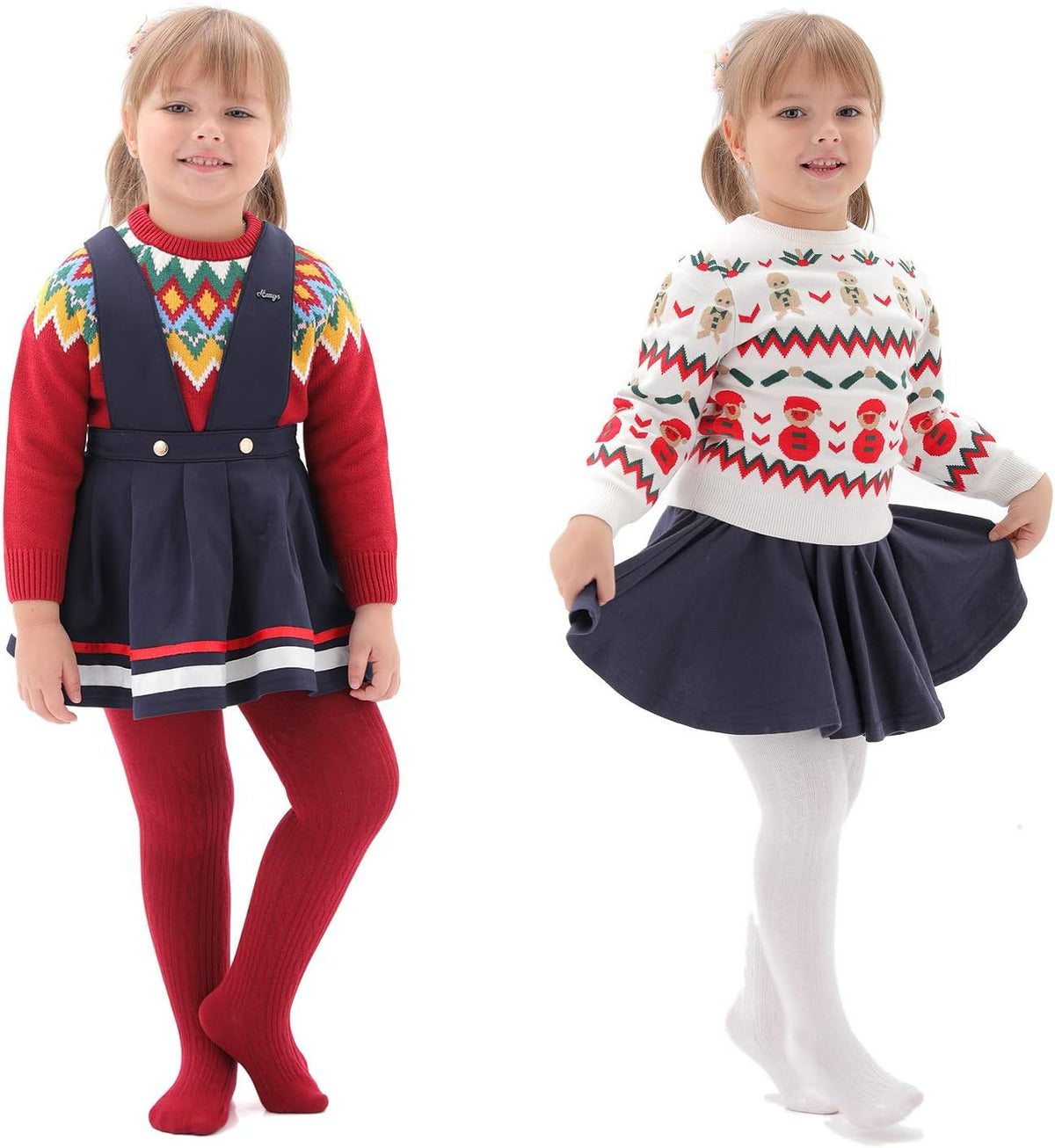 EPEIUS Baby Girl Tights Thick Cable Knit Leggings Stockings Cotton Pantyhose for Newborn Infant