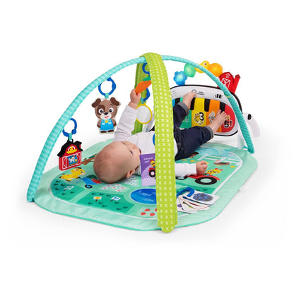 Baby Einstein Farm Explorers 4-in-1 Kickin’ Tunes Musical Meadow Music & Language Discovery Gym