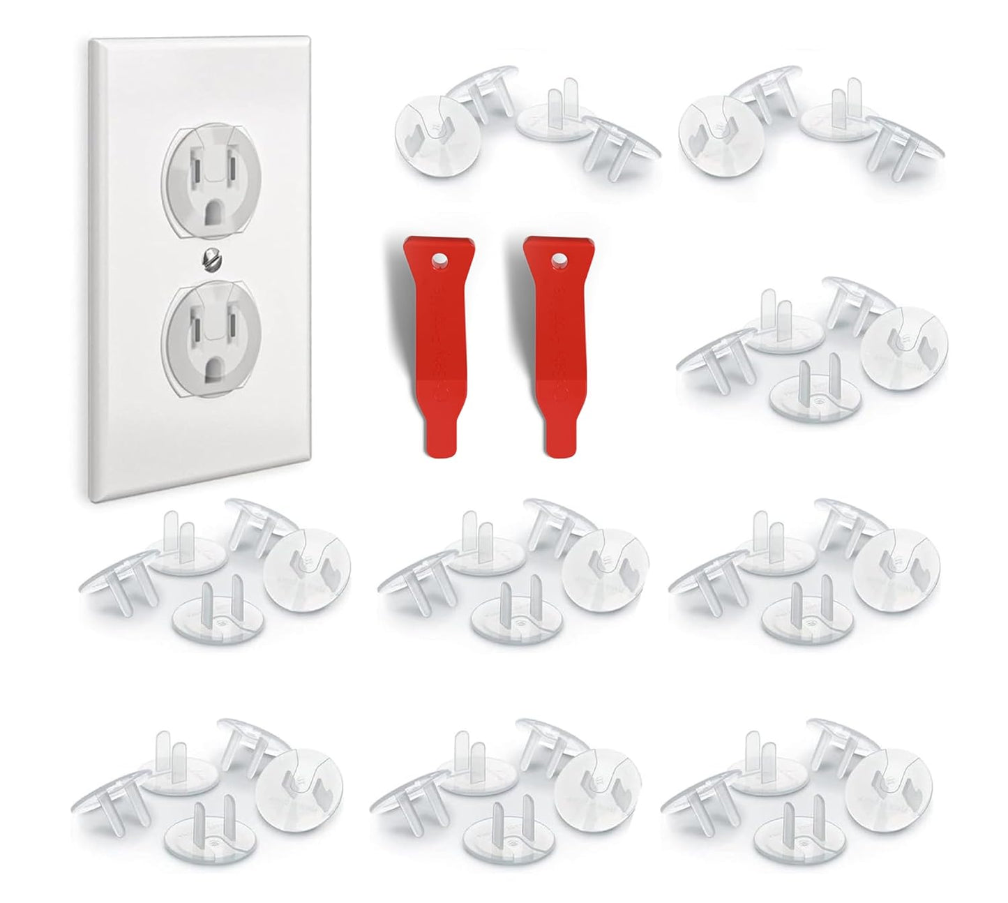 48 Pack Outlet Covers Baby Proofing, Provide Shock Prevention and Easy Installation, Safe and