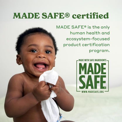 Caboo Baby Wipes, Made with Bamboo Viscose, Certified Made Safe Ingredients, Unscented Baby Wipes