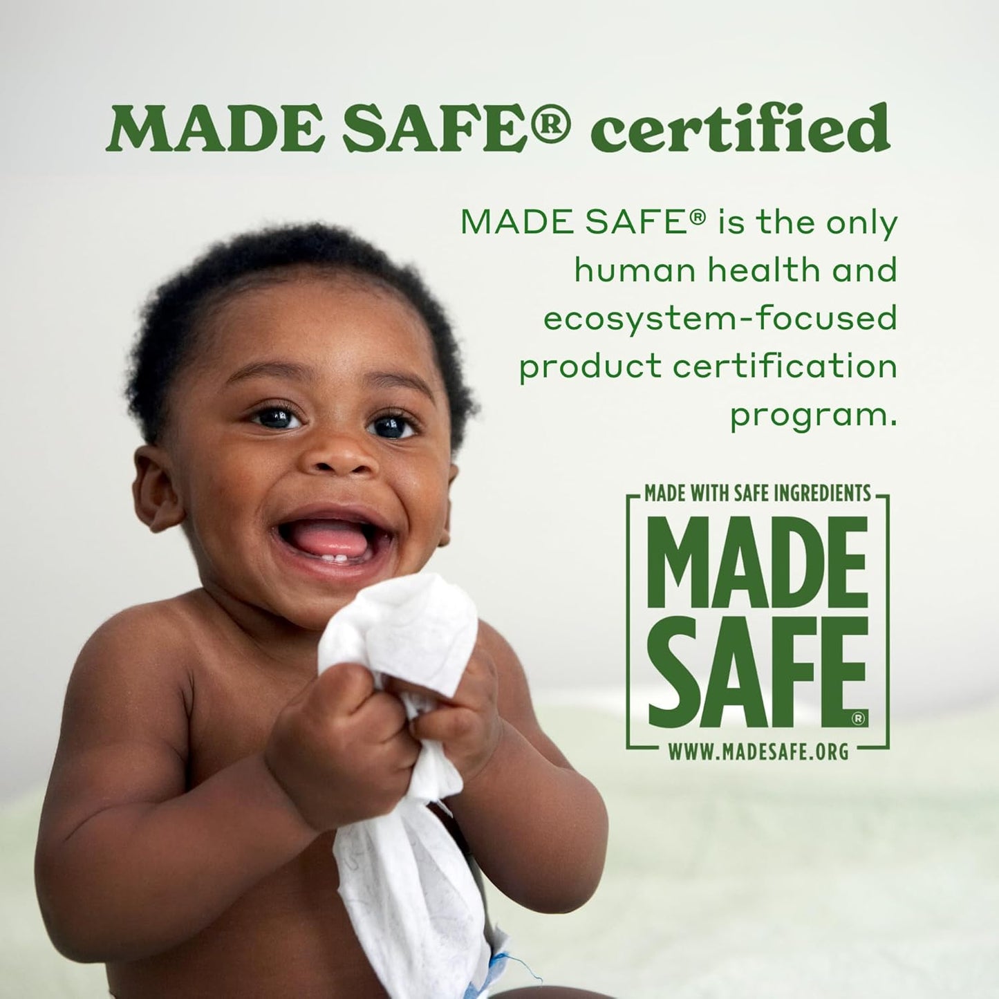 Caboo Baby Wipes, Made with Bamboo Viscose, Certified Made Safe Ingredients, Unscented Baby Wipes