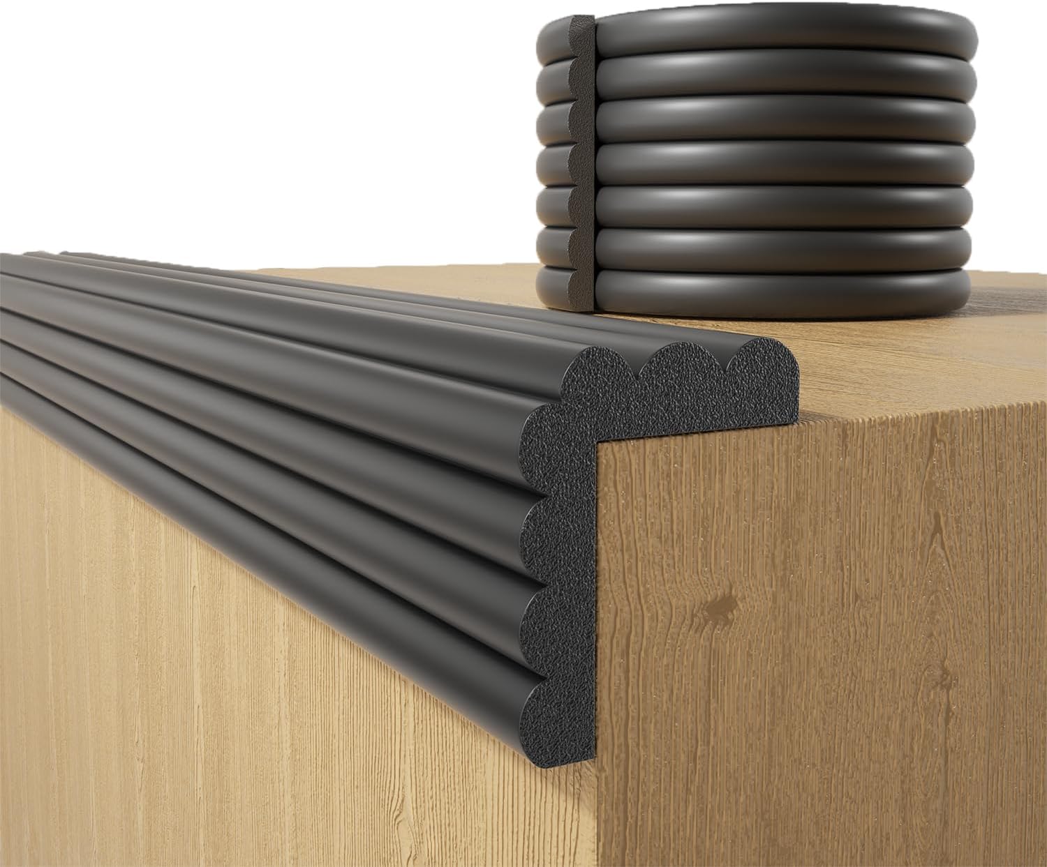 Baby Proofing Wall Corner Protector,Edge Guard Corner Protector,6.56ft Thinken Soft Corner