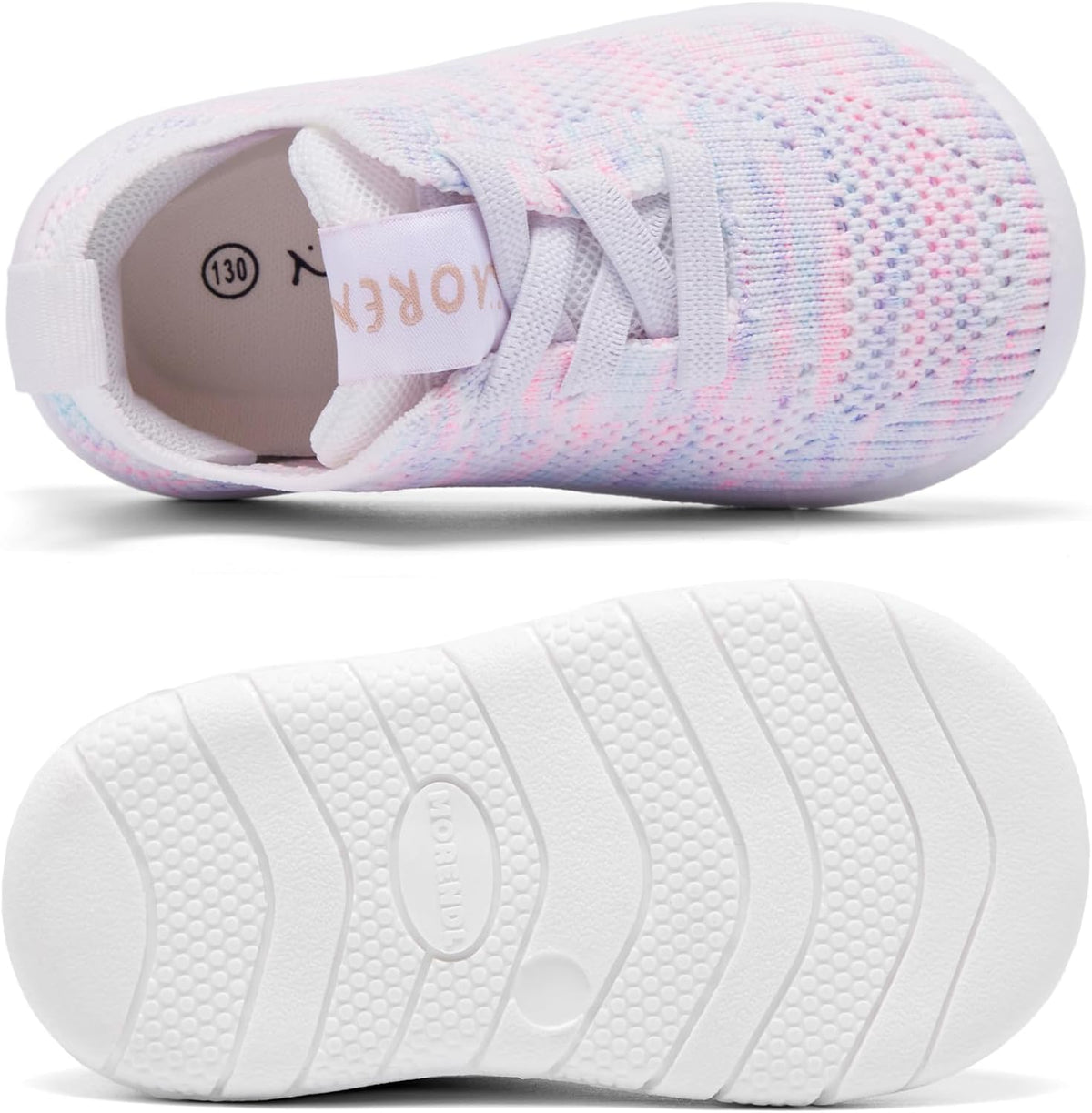 MORENDL Toddler Shoes Baby Walking Sock Shoes Infant Sneakers 0-4 Years Boy Girl Barefoot Tennis