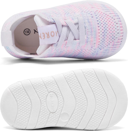 MORENDL Toddler Shoes Baby Walking Sock Shoes Infant Sneakers 0-4 Years Boy Girl Barefoot Tennis