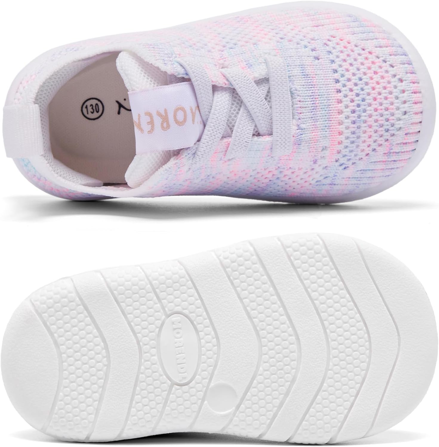 MORENDL Toddler Shoes Baby Walking Sock Shoes Infant Sneakers 0-4 Years Boy Girl Barefoot Tennis