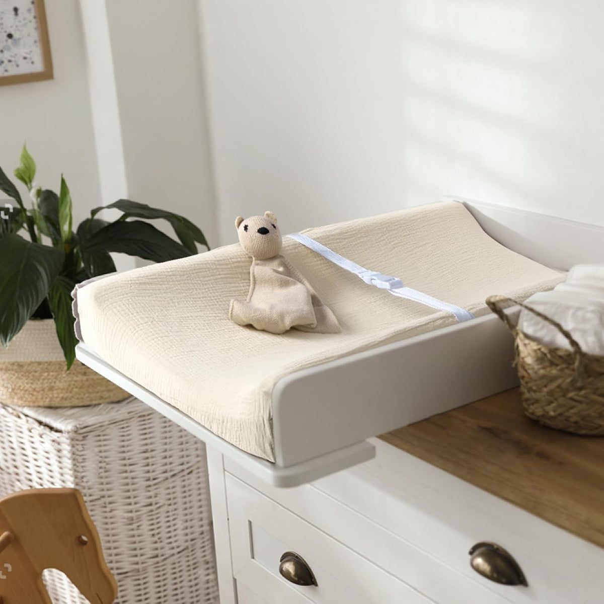 lulumoon Baby Changing Pad Cover: Muslin Diaper Changing Table Pad Cover - Changing Pad Sheets for