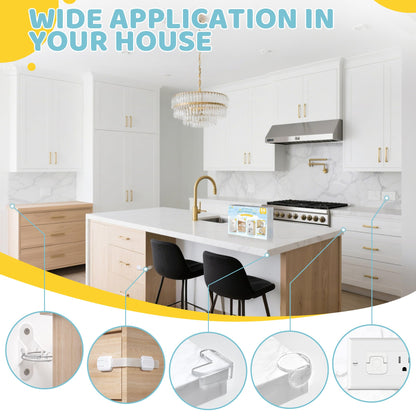 4our Kiddies 56-Piece Baby Proofing Kit & Child Safety Essentials