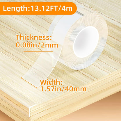 Clear Soft Corner Protectors for Furniture Strip,1.57 in x 13.12 FT,Sharp Edge & Table