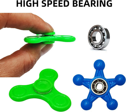 Fidget Spinners Bulk-Mini Fidget Spinner Toys for Kids Teens Adults Birthday Party Favors,Return