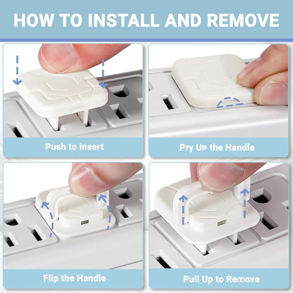 Outlet Covers Baby Proofing, 40 Pack Child Proof Plug Socket Covers Electric Plug Protectors Safety