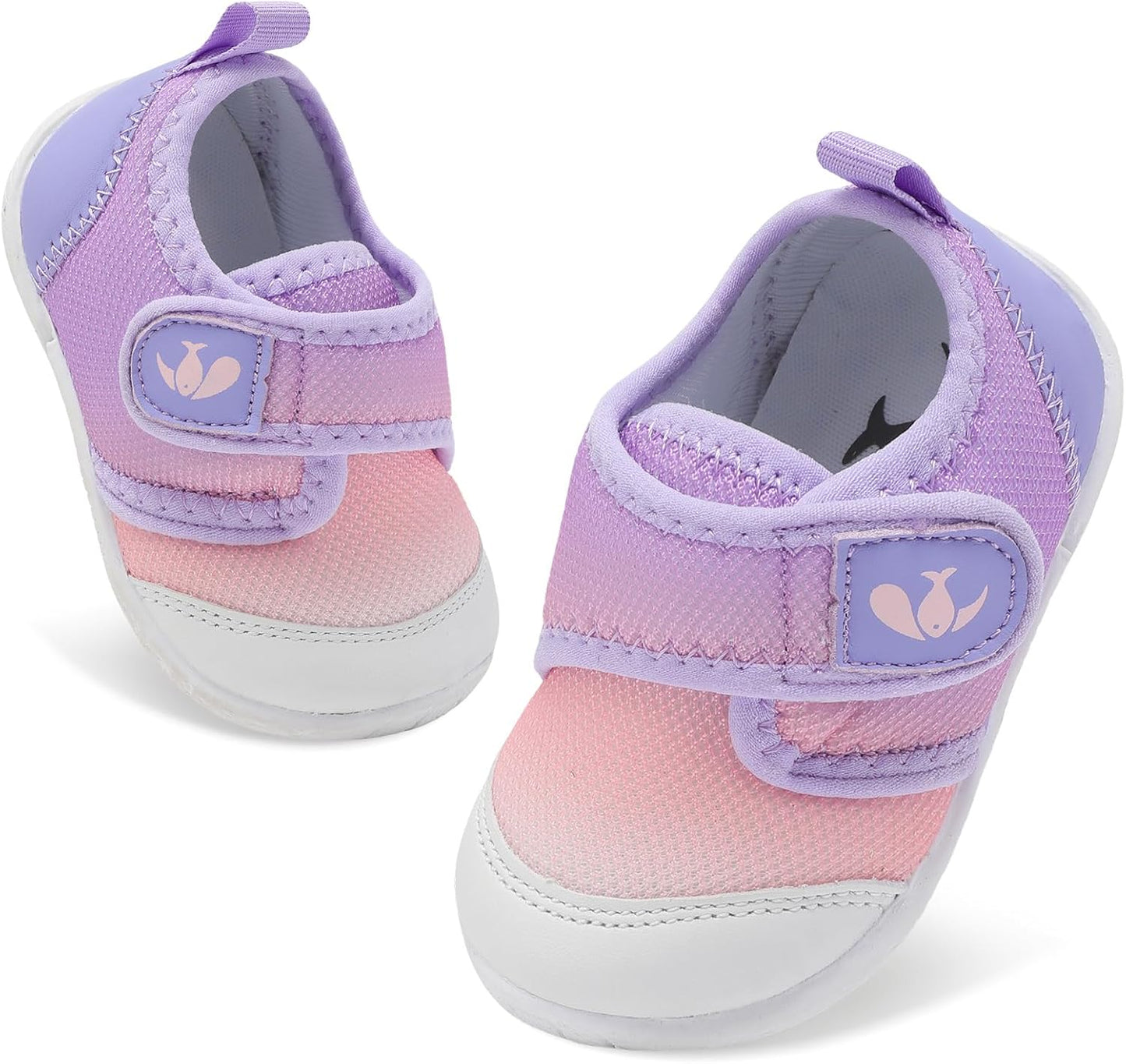 FEETCITY Baby First Walking Shoes Boys Girls Infant Sneakers Crib Shoes Breathable Lightweight Slip