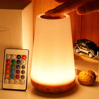 THAUSDAS Night Light, Dimmable Touch Lamp for Bedroom, Portable Table Bedside Lamp, 5 Brightness 13