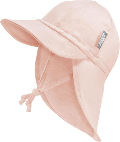 JAN & JUL Sun Soft Baby Cap | Cotton Neck Flap Hat for Littles