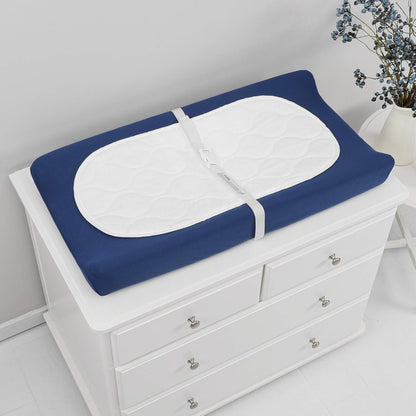 TILLYOU Changing Pad Cover Set in Soft Jersey Material - Fits 32"/34''x16 Contoured Pad for Babies