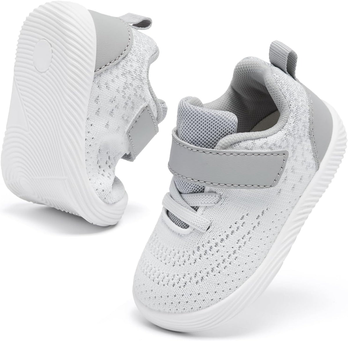 MORENDL Toddler Sneakers Baby Boys & Girls Barefoot Shoes Lightweight Breathable Walking Running