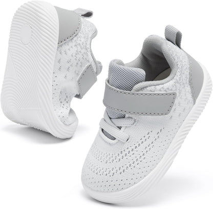 MORENDL Toddler Sneakers Baby Boys & Girls Barefoot Shoes Lightweight Breathable Walking Running