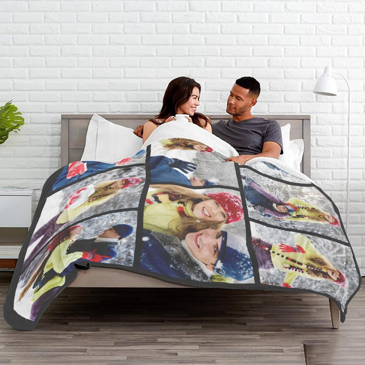 Ships Next Day, Custom Blankets with Pictures, Personalized Gifts for Boyfriend, Girlfriend, Photo