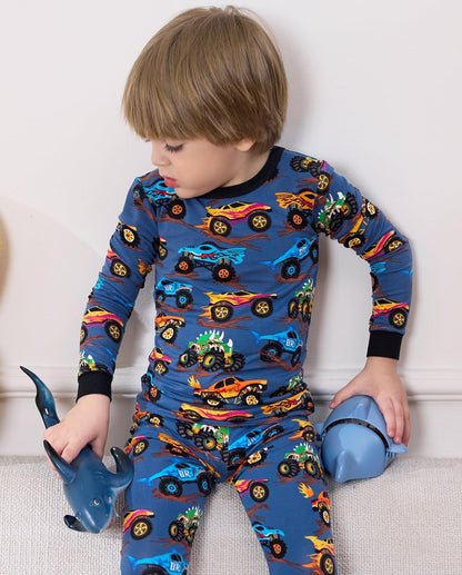Bamboo Viscose Toddler Pajamas Boys Girls Baby 12M-8Y Pjs Sets Kids 2pcs Snug fit Long-Sleeve