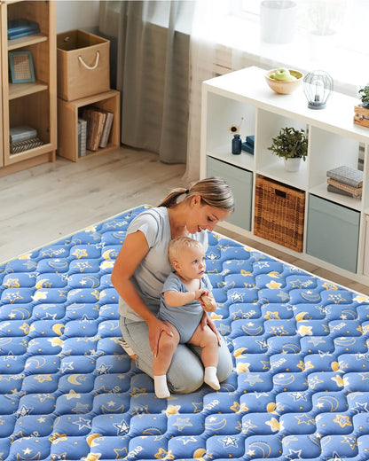 Premium Foam Baby Play Mat 79" X 71", Extra Large Activity Playmats for Babies,Toddlers, Infants