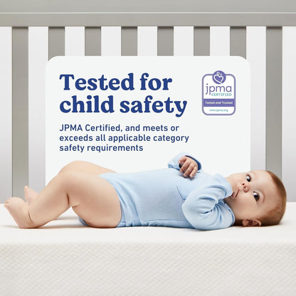 Graco Premium Crib Mattress & Protector Value Bundle (1-Pack) – Includes GREENGUARD Gold Certified