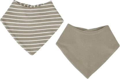 Woolino Merino Wool Baby Bibs - Highly Absorbent Bandana Bib with Cotton Outer Layer and Merino