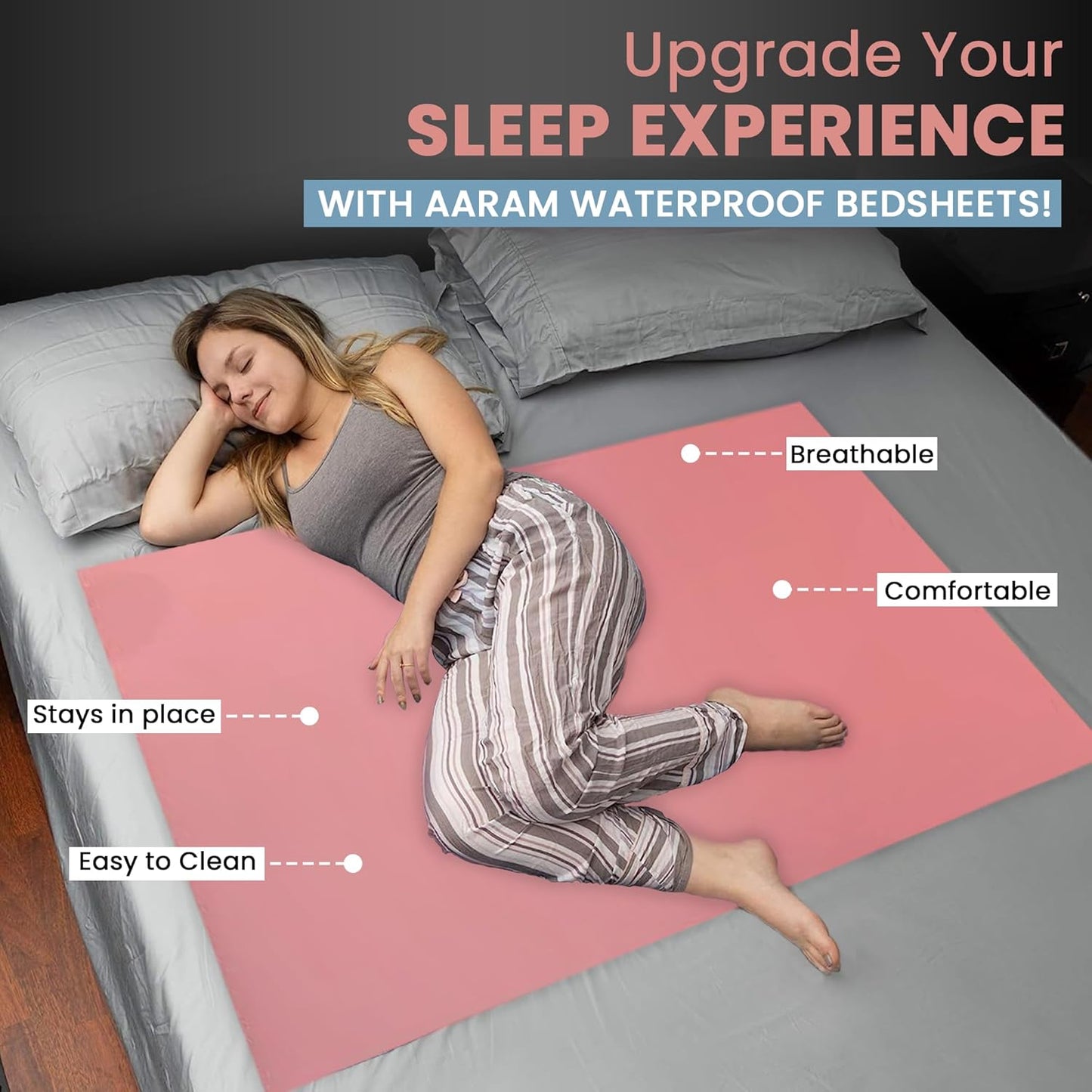 Ultrasoft Waterproof Dry Rubber Bed Sheet Cover/Toddler/Adult Sleeping Mattress Protector/Urine