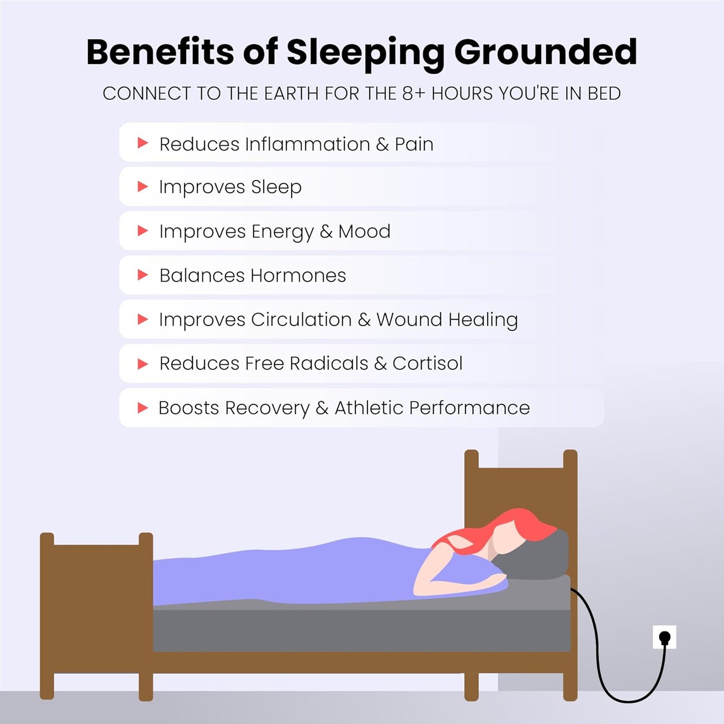 Hooga Grounding Crib Sheet, Organic Fitted Grounded Sheet for Baby Crib, Earth Connected Bedding