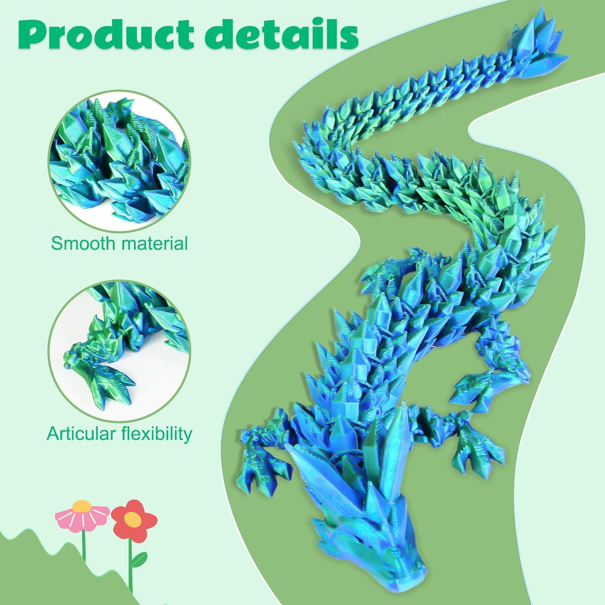 Dragon Eggs with Dragon Inside, 3D Printed Surprise Funny Gifts for Kids, Articulated Dragon Fidget