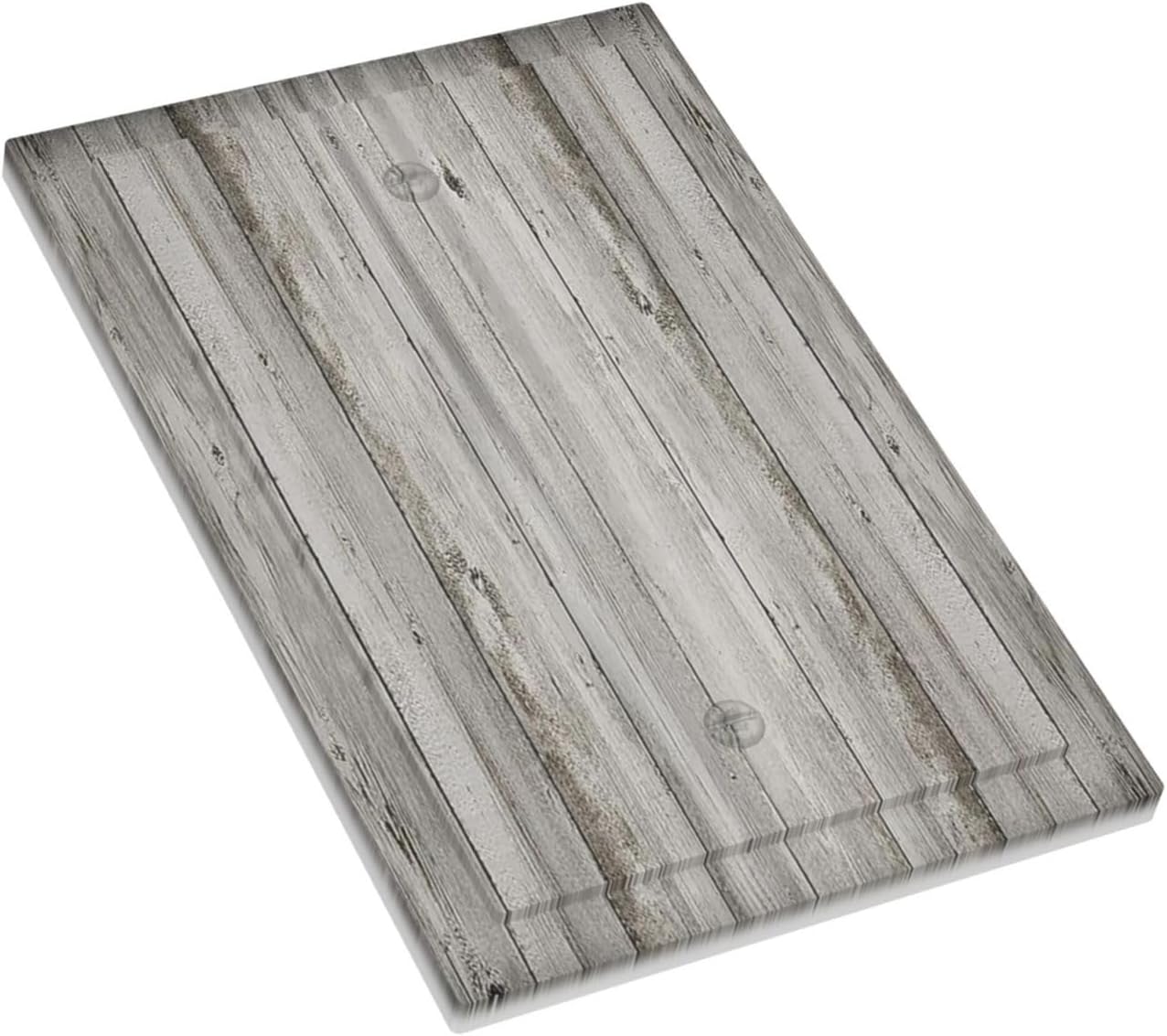 Light Switch Cover Plate Farmhouse Rustic Grey Barn Door Wood 1 Gang No Device Blank Electrical