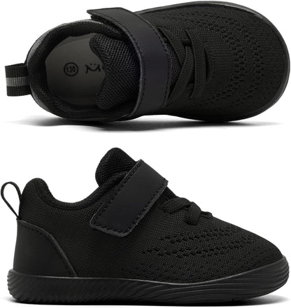 MORENDL Toddler Sneakers Baby Boys & Girls Barefoot Shoes Lightweight Breathable Walking Running