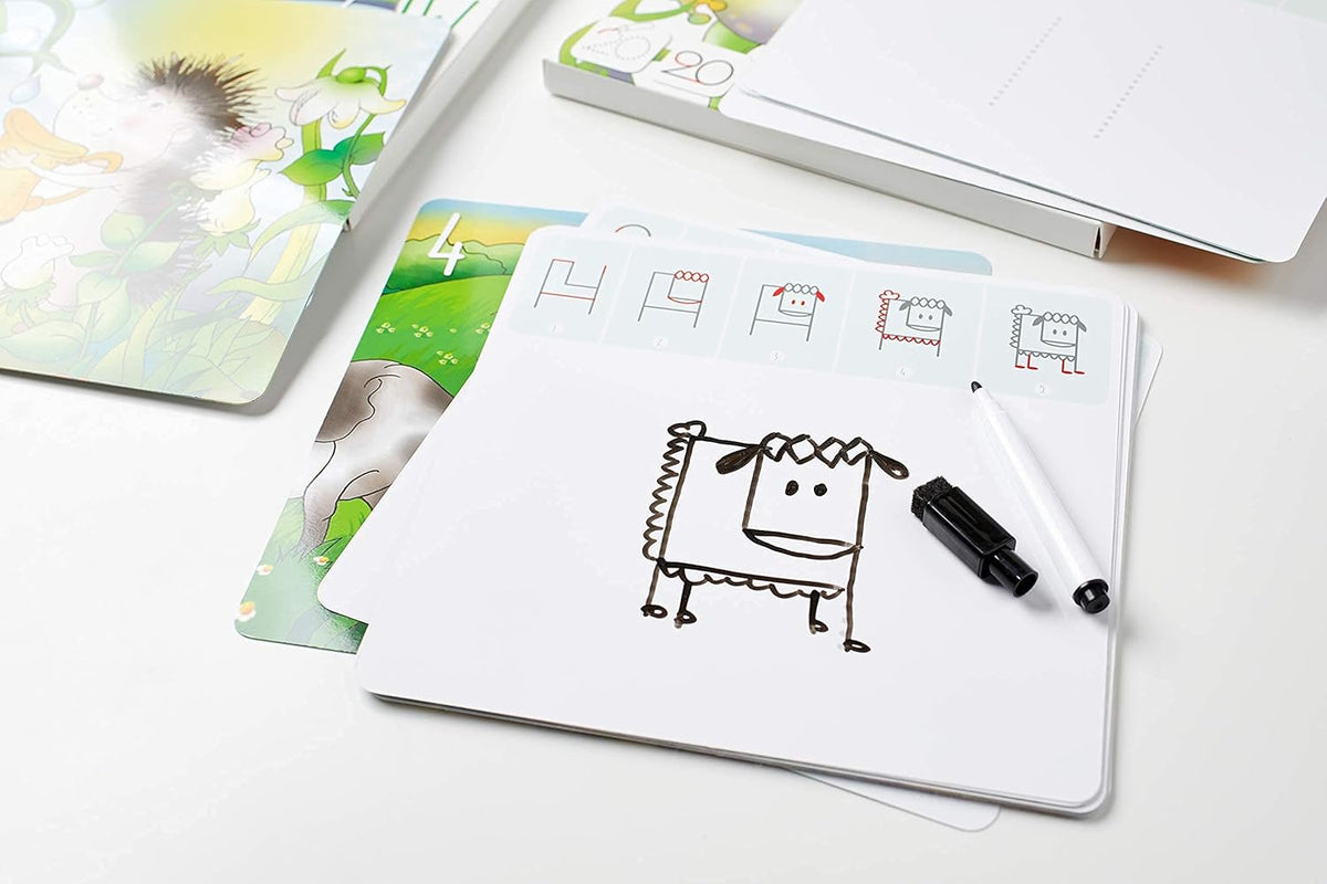 Learning Activity - Drawing with Numbers Educational Game, Perfect for Kids, Preschoolers Who Love