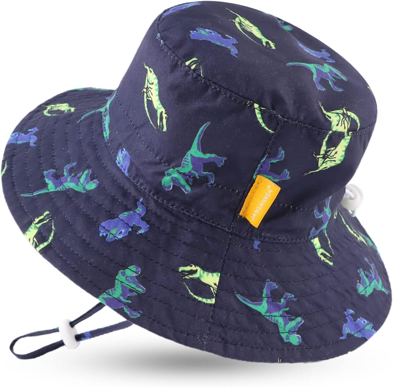 JANGANNSA Cotton Baby Sun Hat Infant Toddler Boys Girls Bucket Hats Summer Sun Protection Kids