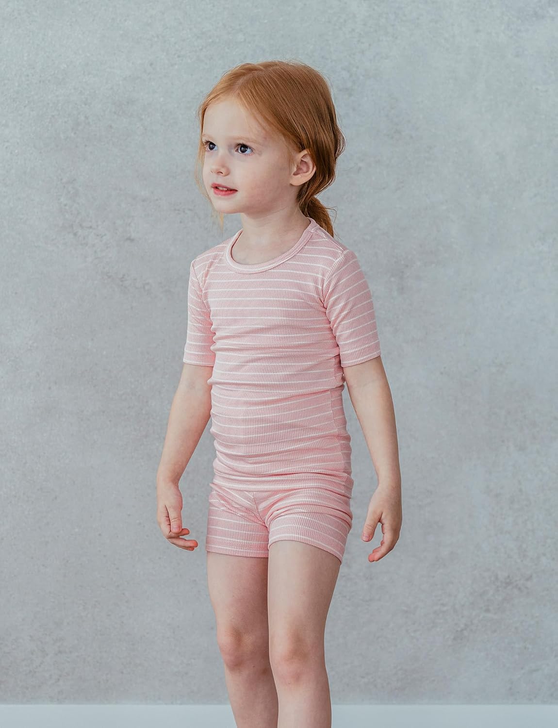 AVAUMA Stripe Pattern Baby Boys Girls Pajama Set Kids Toddler Snug fit Ribbed Sleepwear pjs for