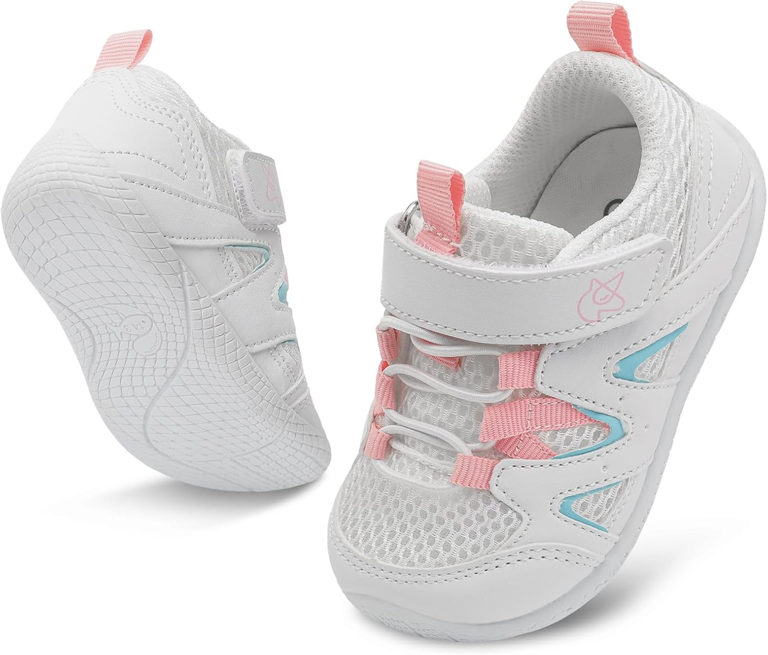 LeIsfIt Baby Shoes Boys Girls First Walking Shoes Non-Slip Toddler Breathable Sneakers Infant