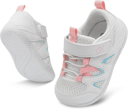 LeIsfIt Baby Shoes Boys Girls First Walking Shoes Non-Slip Toddler Breathable Sneakers Infant