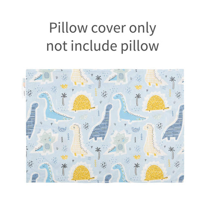 ALVABABY Toddler Pillowcases 2 Pack Organic Cotton Kids Pillow Cover Fit 13"x 18" or 12"x20"