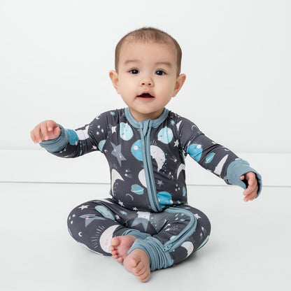 Little Sleepies Pajamas for Baby Boys & Girls, Viscose from Bamboo Baby Pajamas, Preemie & Newborn